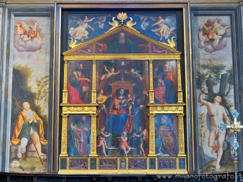 Legnano (Milan, Italy) - Back wall of the Main Chapel of the Basilica of San Magno